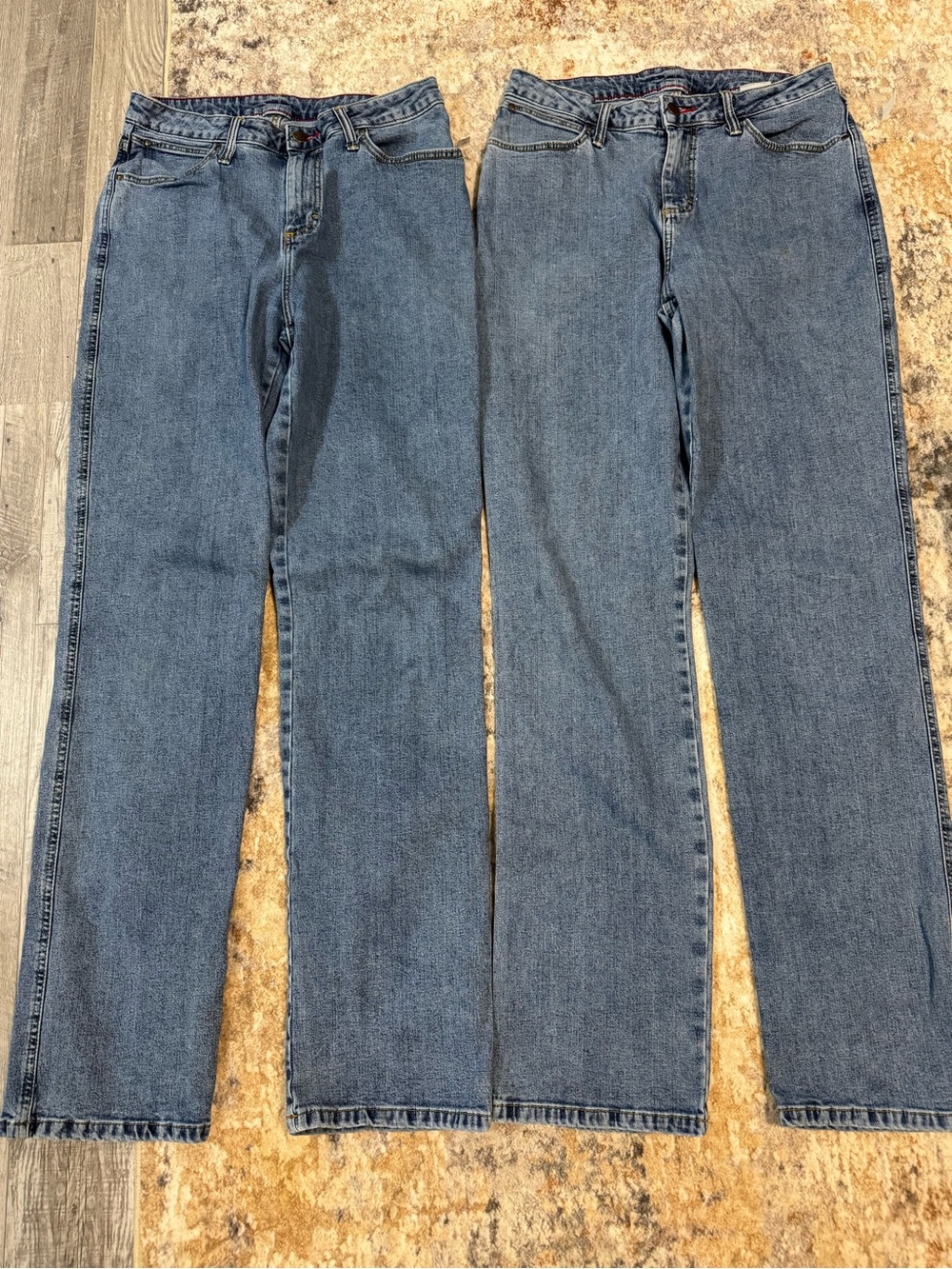 (2 pcs) Wrangler Women's Straight Fit Denim Jeans - Blue